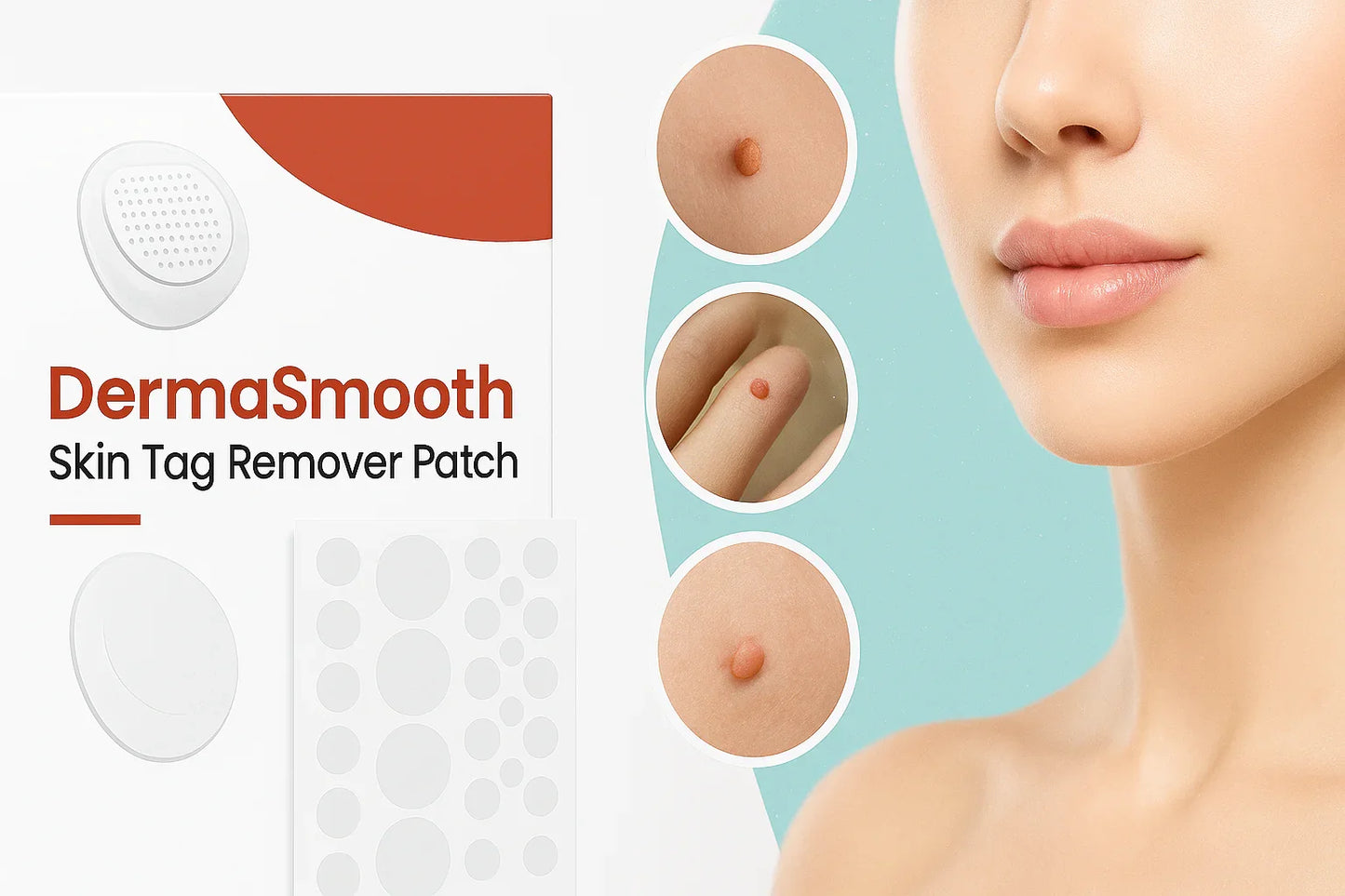 DERMA SMOOTH® SKIN TAG REMOVER PATCH – 72 Patches